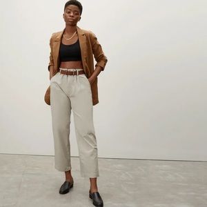 Everlane pleated chino. Sz 6. Worn twice.